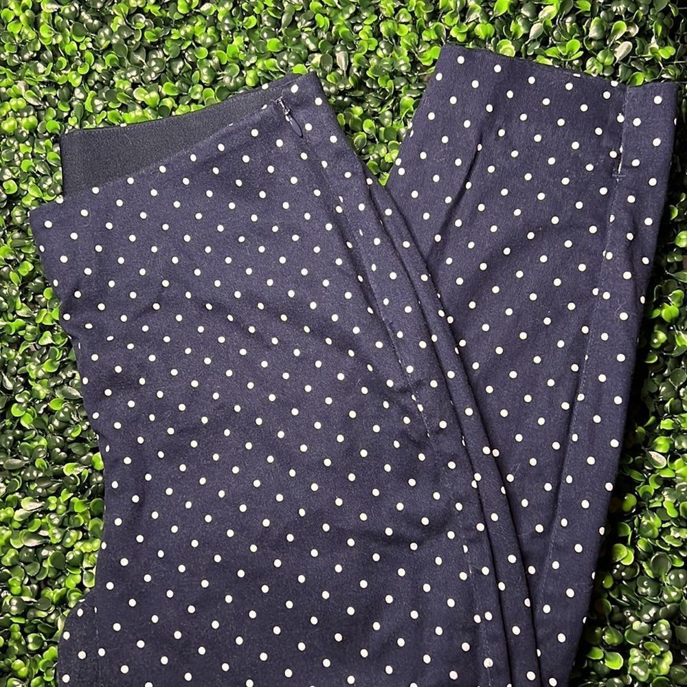 Old Navy Navy with Dots Navy Blue Pant size 12
